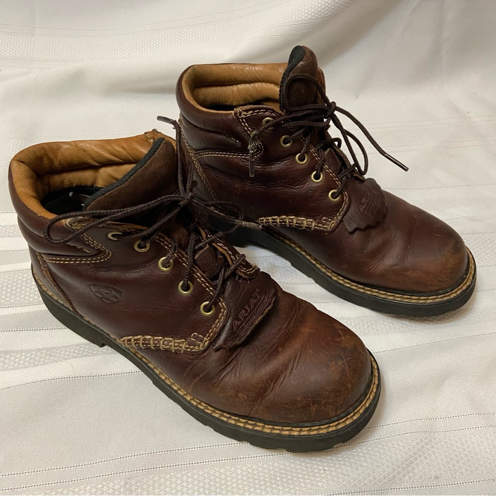 Ariat Canyon Womens Lace up Rugged Ranch Ankle Boot Size 8